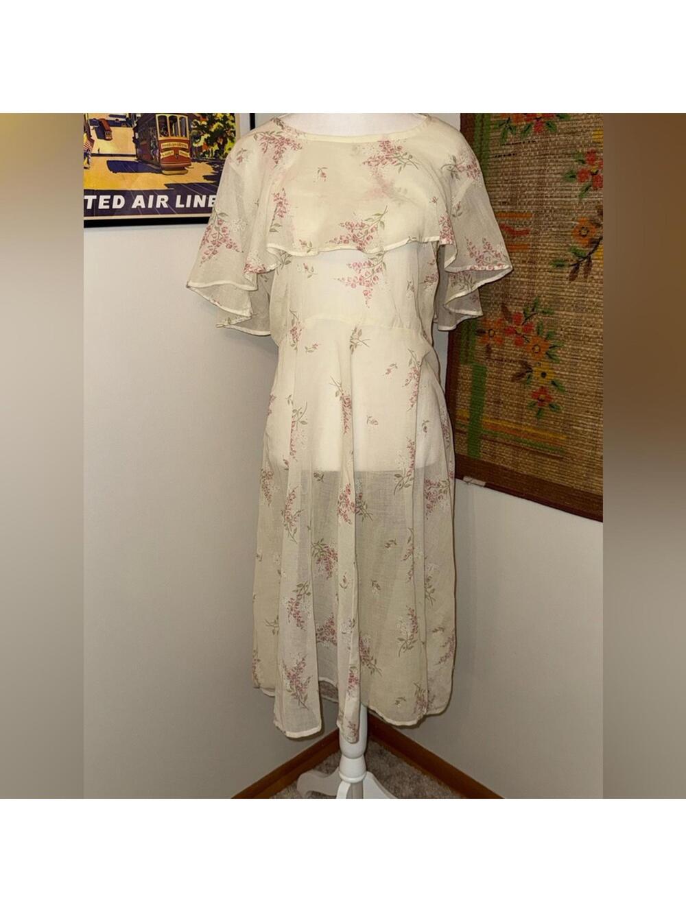 Vintage Floral Midi